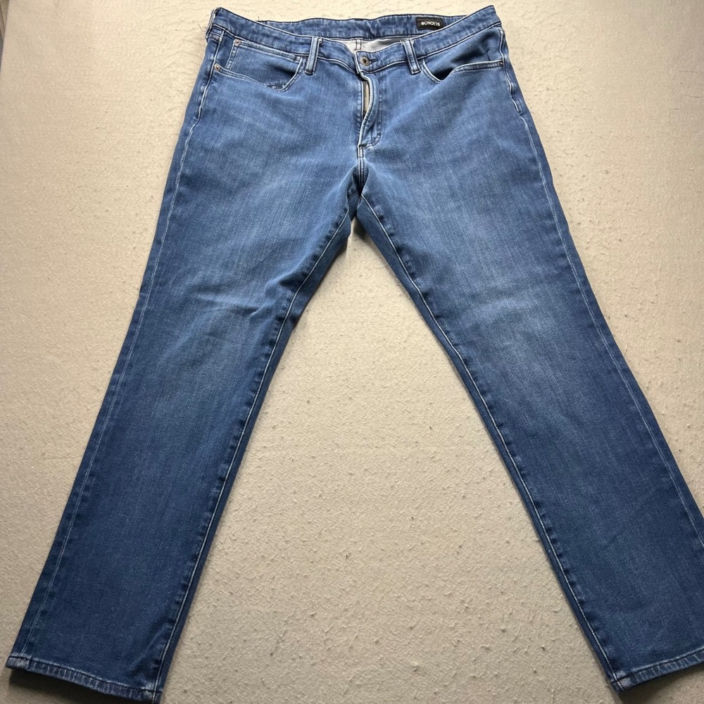 Bonobos Slim Fit Jeans Mens 38x32 Blue Denim Stretch Pants 1361